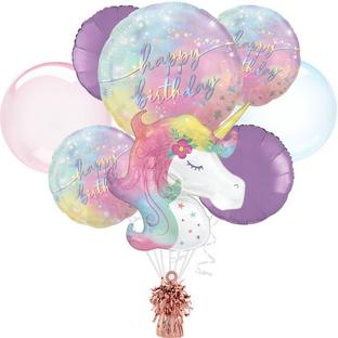 Luminous Birthday Foil Balloon Bouquet